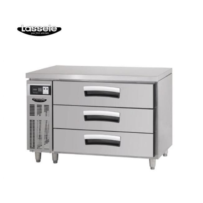 3단 서랍형테이블냉장고 1200 식자재분류 영업용 밧드냉장고 제품 이미지