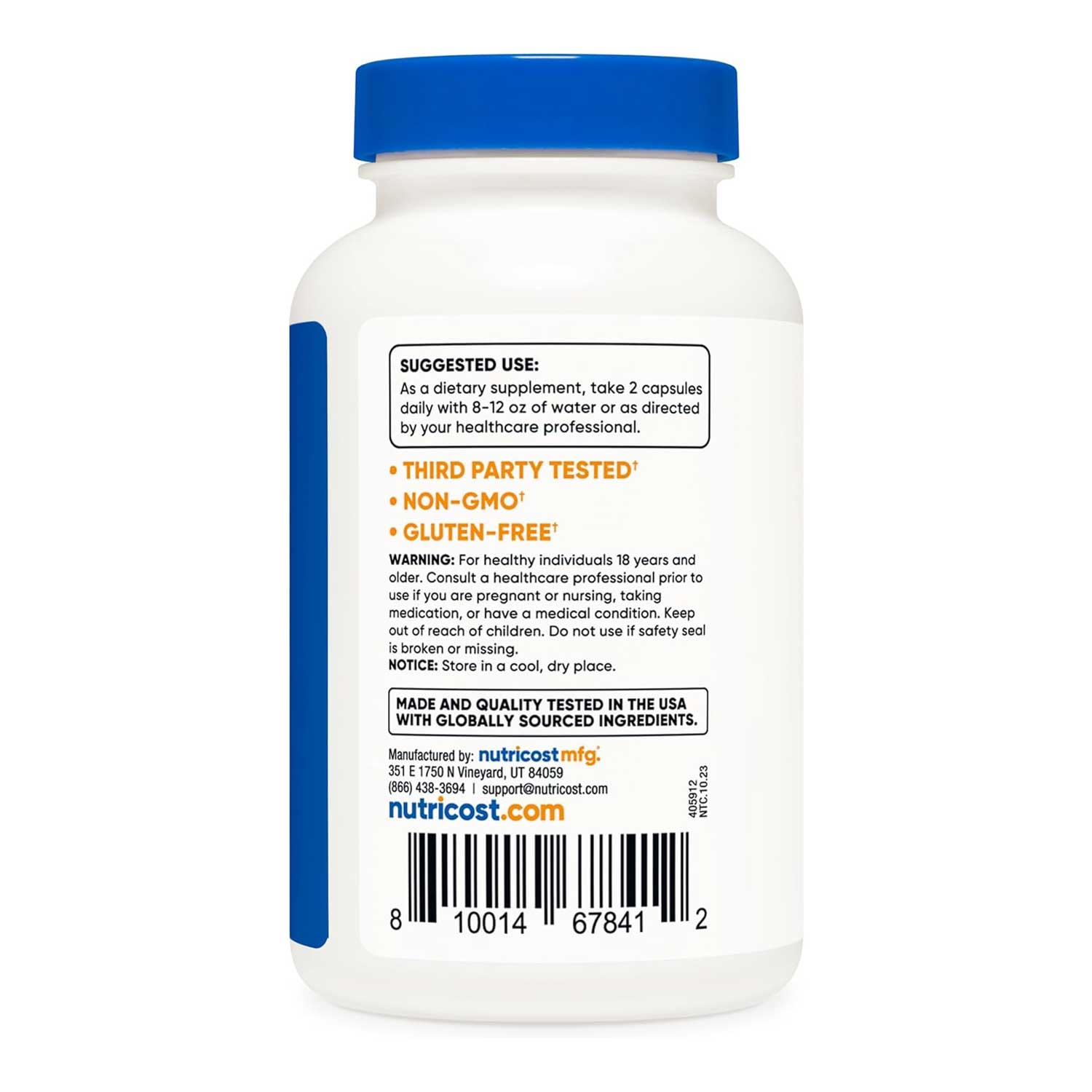 뉴트리코스트 시트러스 베르가못 추출물 1200mg 120캡슐 - 상세 이미지 3