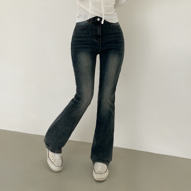 ❤️3일만할인❤️ [3단기장/2XL까지] 브론디 자체보정 청바지 쫀득핏 빈티지워싱 봄 데님 부츠컷 상세 이미지 32