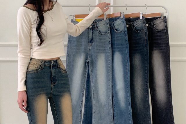 ❤️3일만할인❤️ [3단기장/2XL까지] 브론디 자체보정 청바지 쫀득핏 빈티지워싱 봄 데님 부츠컷 상세 이미지 45