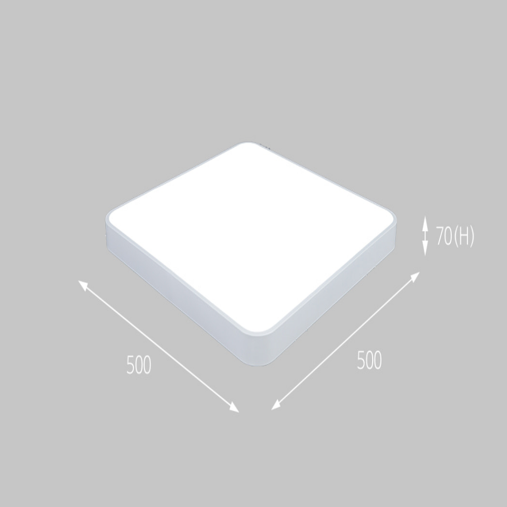 국내제작/당일발송 시스템방등 국산 LED 60W 사각 안방등 화이트 - 상세 이미지 5