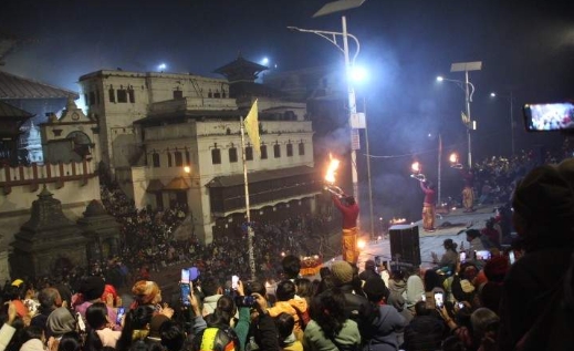 네팔  카트만두 파슈파티나트 사원 아라띠 뿌자 의식 체험 이미지 3