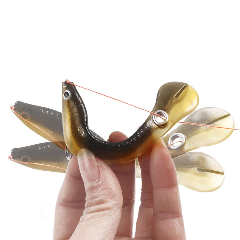 소프트 베이트 웜 배스 쏘가리 송어 루어 미끼 웜 6.7CM - 상세 이미지 4