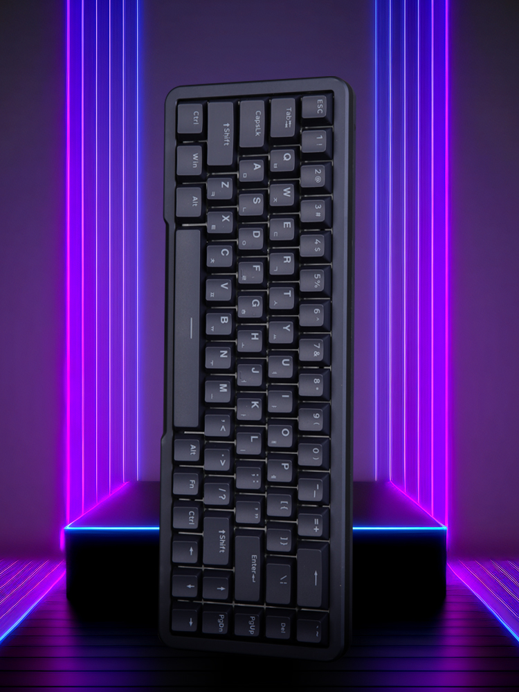 가츠 스팅68 미니 알루미늄 자석축 우팅 래피드트리거 매크로 단축키 풀윤활 조약돌 키보드