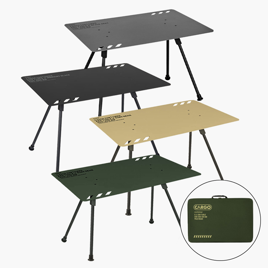카고컨테이너 엔드 사이드 테이블 알루미늄 접이식 캠핑테이블