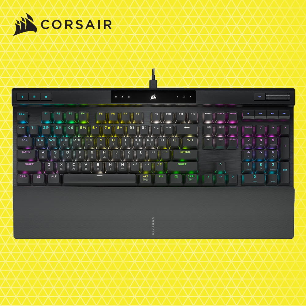 커세어 K70 RGB PRO OPX 광적축 게이밍 기계식 키보드 블랙