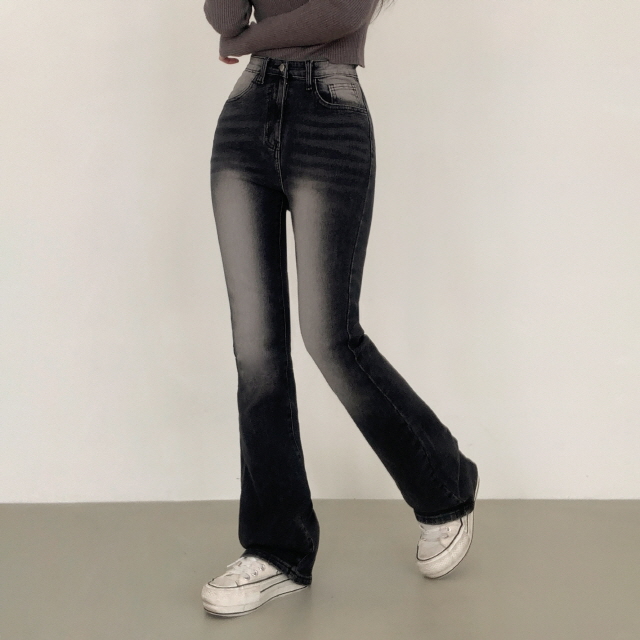 ❤️3일만할인❤️ [3단기장/2XL까지] 브론디 자체보정 청바지 쫀득핏 빈티지워싱 봄 데님 부츠컷 상세 이미지 50