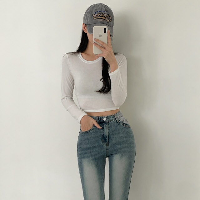 ❤️3일만할인❤️ [3단기장/2XL까지] 브론디 자체보정 청바지 쫀득핏 빈티지워싱 봄 데님 부츠컷 상세 이미지 13