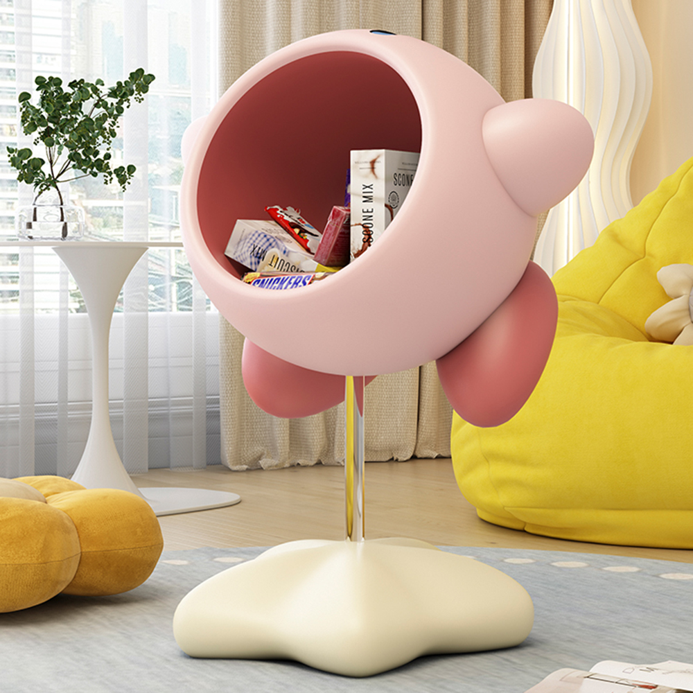 별의 커비 굿즈 넨도로이드 피규어 사이드 테이블 인형 수납함 21cm - 상세 이미지 2