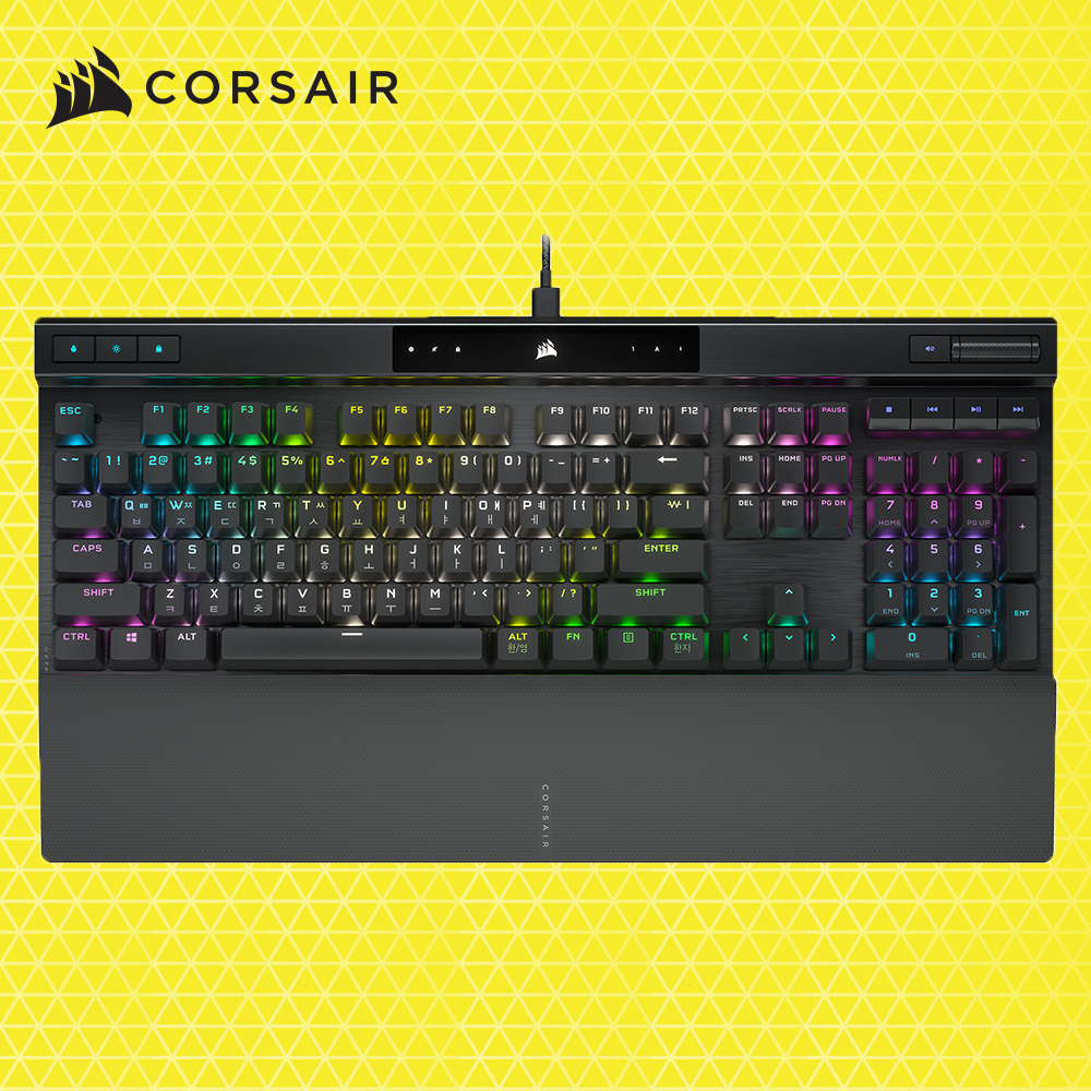 커세어 K70 RGB PRO 게이밍 기계식 키보드 갈축 - 메인 이미지