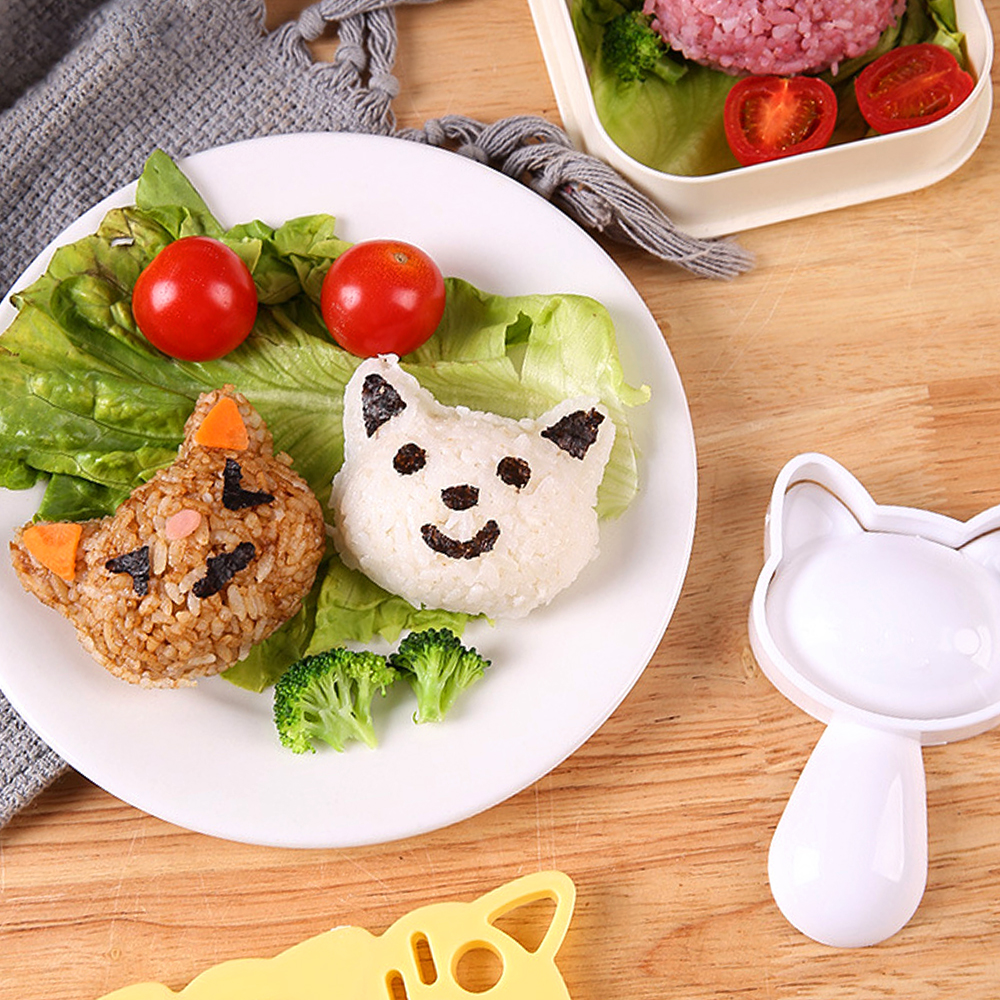 온다온 도시락 꾸미기 소풍 미니 아기곰 주먹밥틀세트 김펀치 데코픽 김밥 메이커 - 상세 이미지 4
