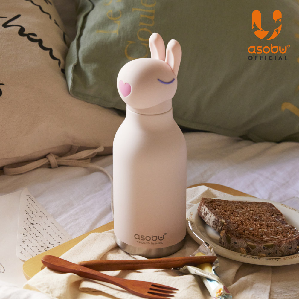 아소부 스테인레스 보온보냉 캐릭터 텀블러 베스티 460ml, 버니 - 상세 이미지 2