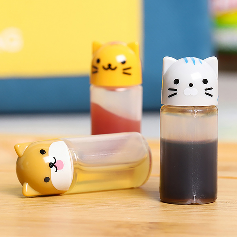 온다온 도시락꾸미기 미니 동물 소스통 소풍 휴대용 소스병 3p - 상세 이미지 4