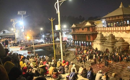 네팔  카트만두 파슈파티나트 사원 아라띠 뿌자 의식 체험 이미지 2