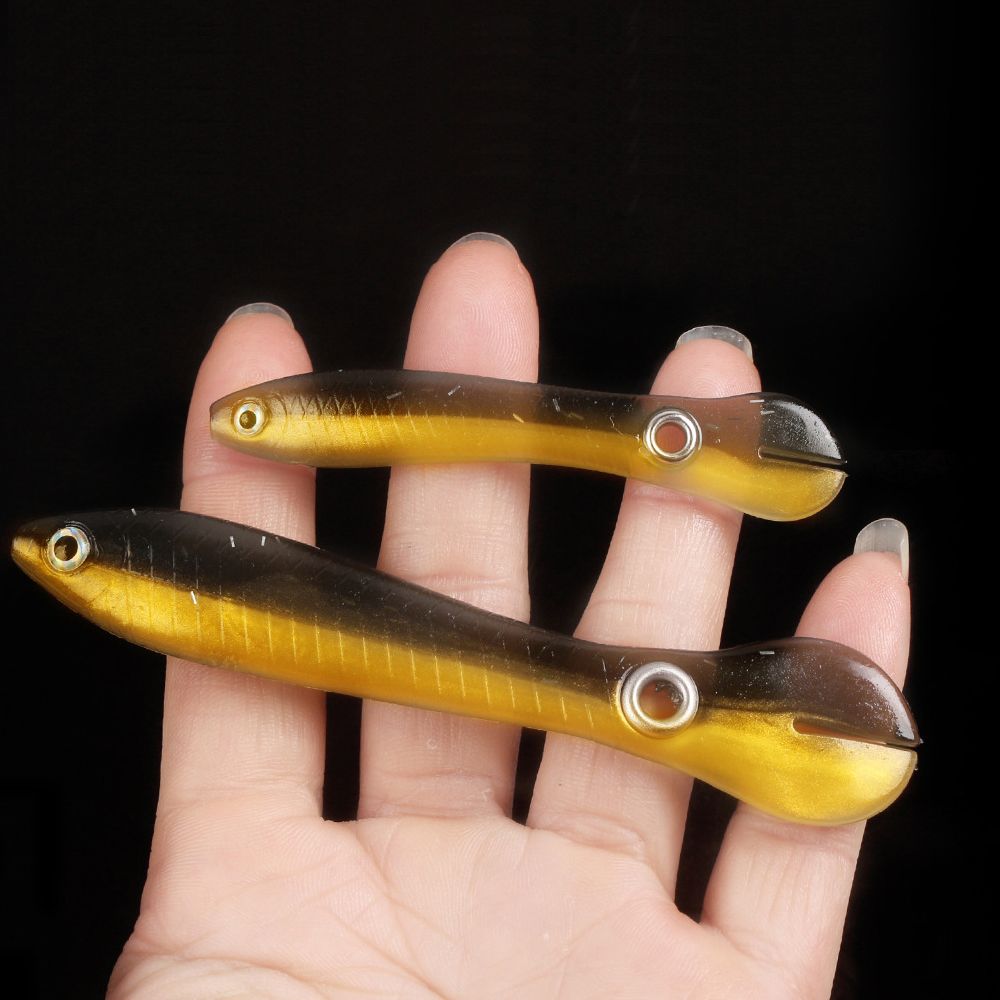 소프트 베이트 웜 배스 쏘가리 송어 루어 미끼 웜 6.7CM - 상세 이미지 3
