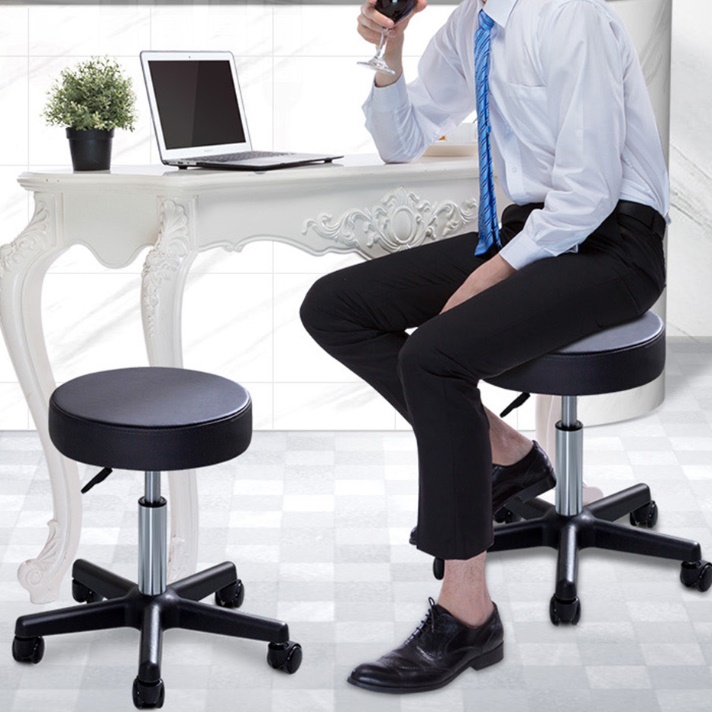 병원스툴의자 진료보조의자 동그란 높낮이조절스툴