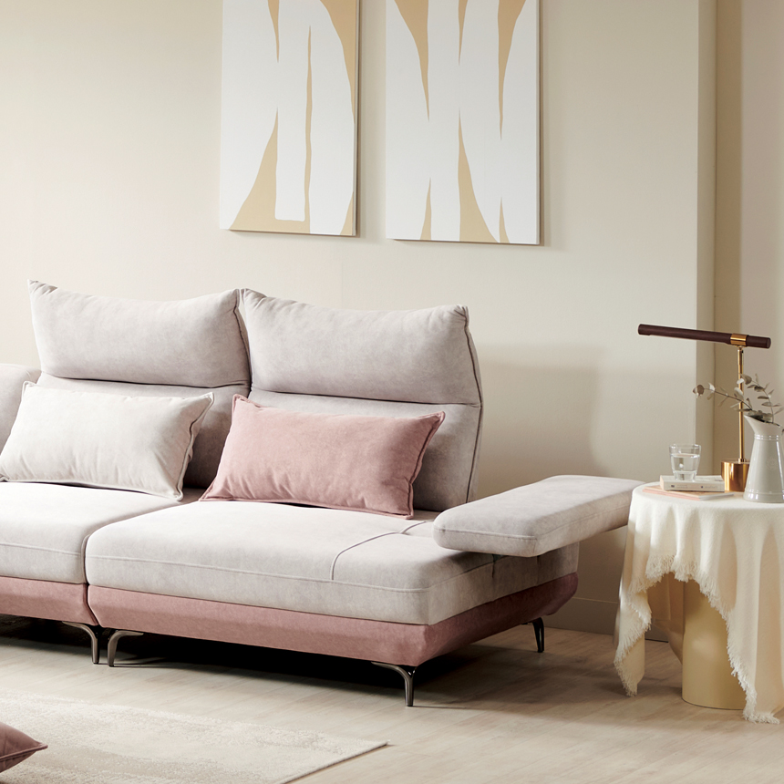 서광퍼니처 리디아 조야 아쿠아텍스 패브릭 모듈형 스윙 5인용 소파세트 hw