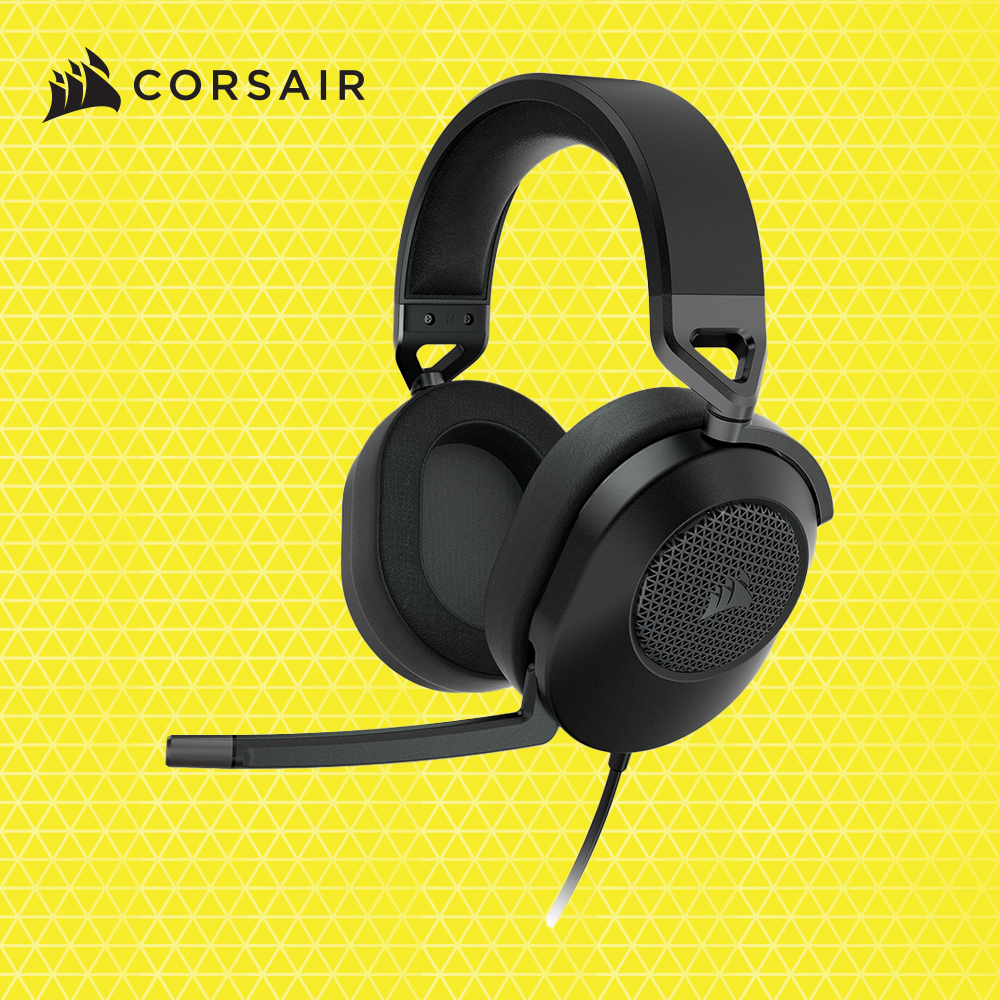 커세어 HS65 SURROUND 7.1채널 게이밍 헤드셋 블랙