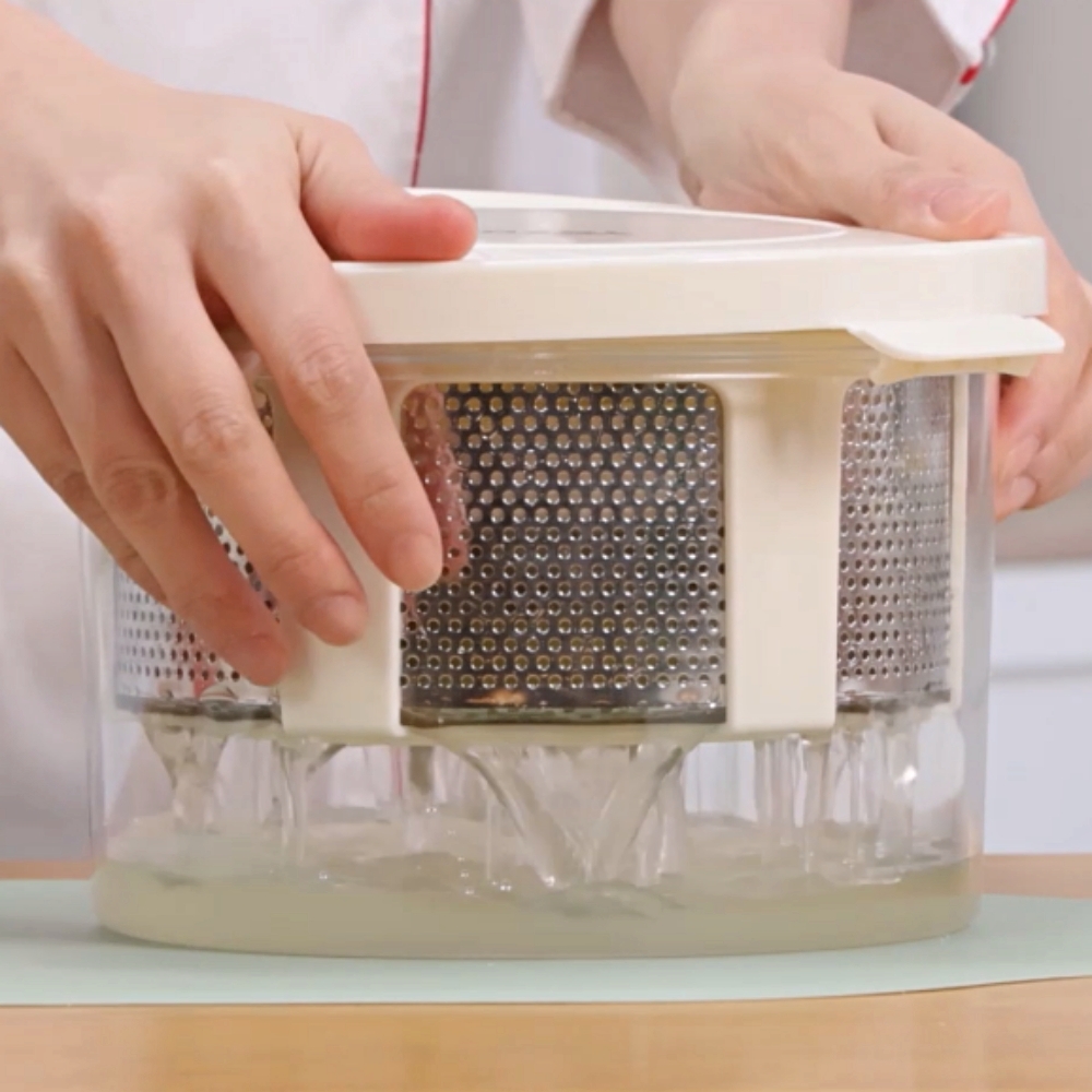 킹스텐 요술 짤순이 채소물짜기 오이지짜기 유청분리기 야채짤순이 음식물 스테인리스 분리형