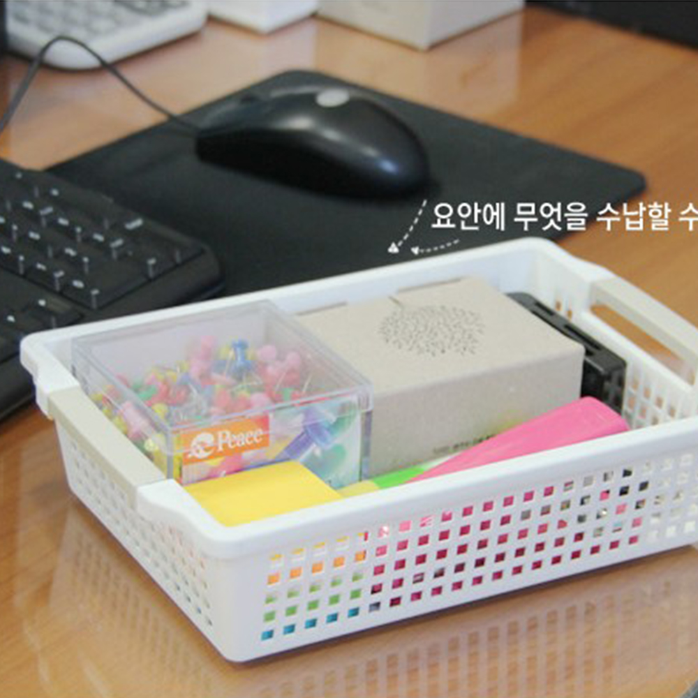 창신리빙 라이프바스켓 A 2호 수납 정리 - 상세 이미지 2