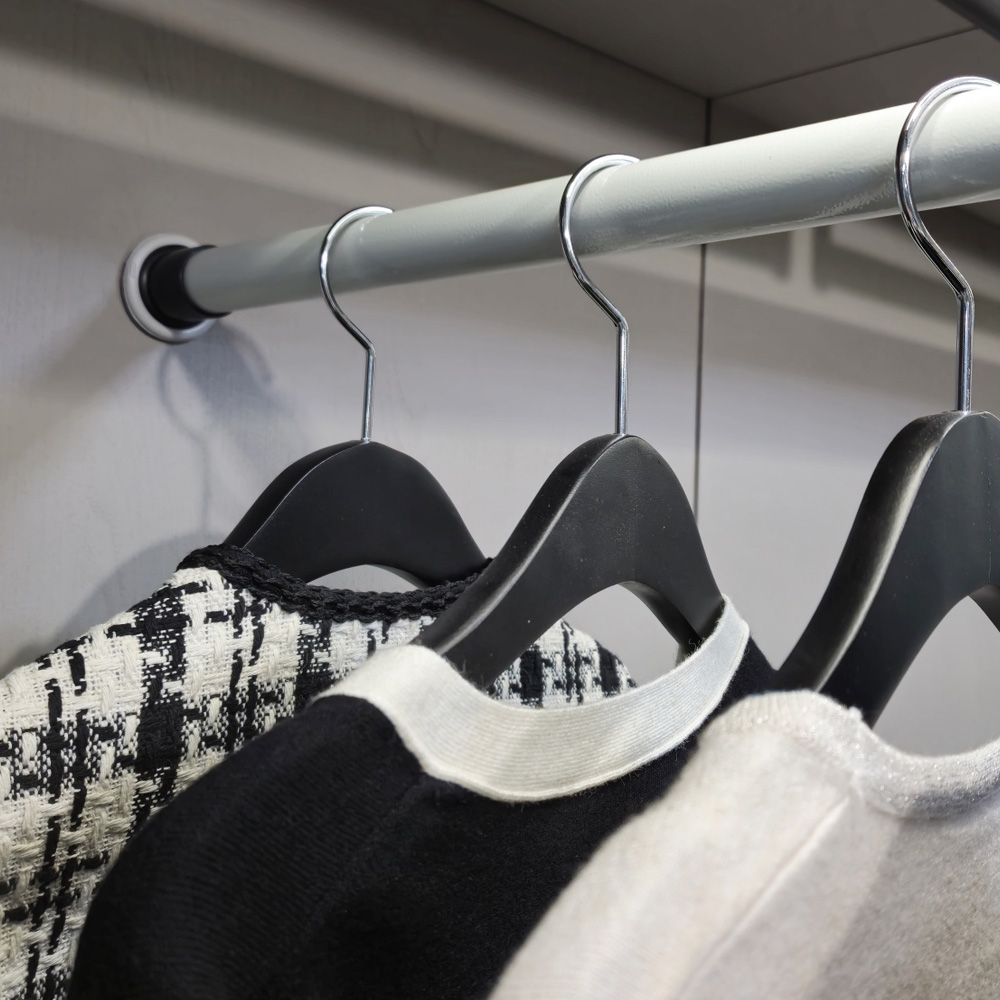 힘센압축봉 310-360cm 화이트 커튼봉 무타공 32MM 두꺼움