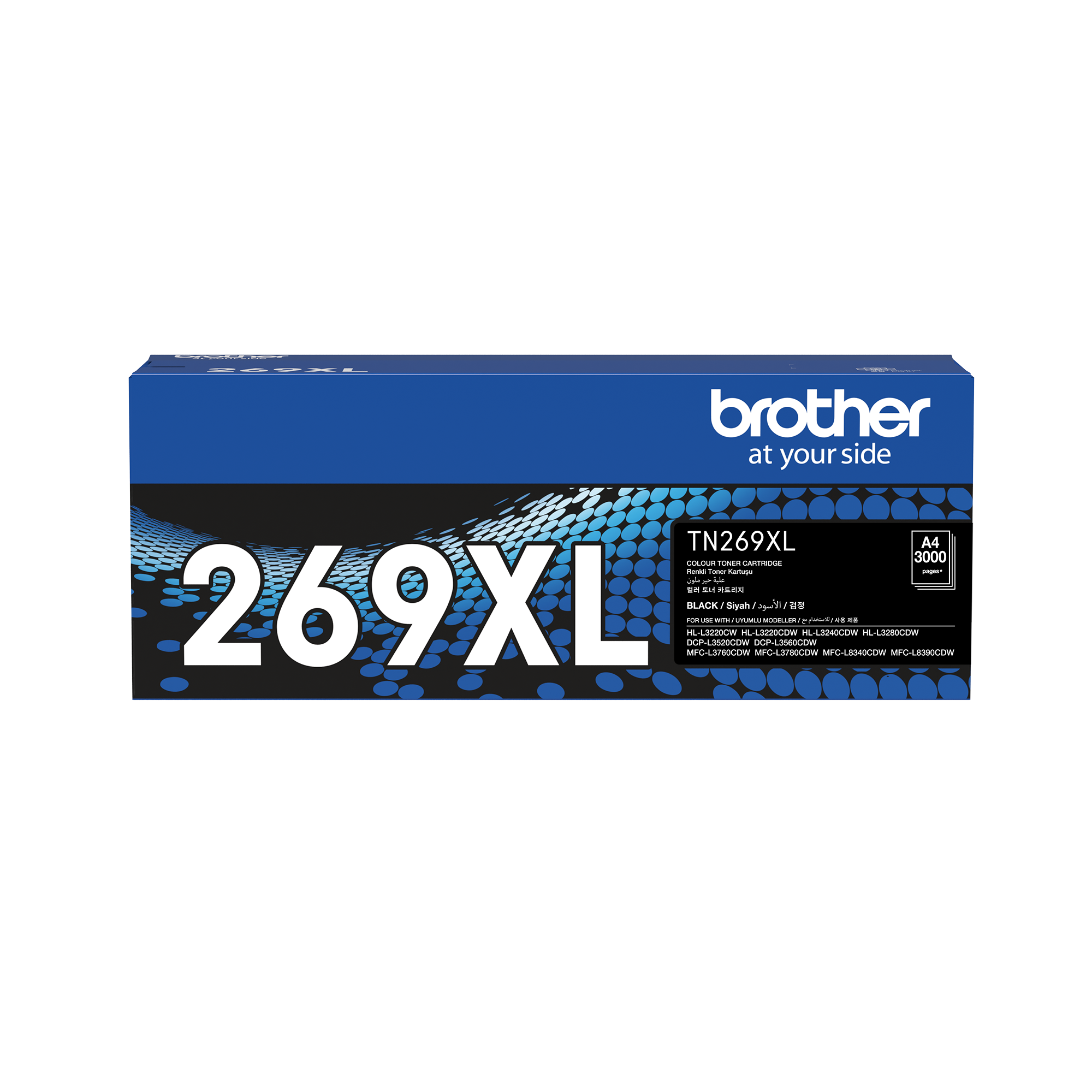브라더 정품토너 TN-269XL-BK / L3220CW L3520CDW L3760CDW - 상품 이미지