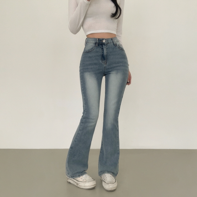 ❤️3일만할인❤️ [3단기장/2XL까지] 브론디 자체보정 청바지 쫀득핏 빈티지워싱 봄 데님 부츠컷 상세 이미지 7