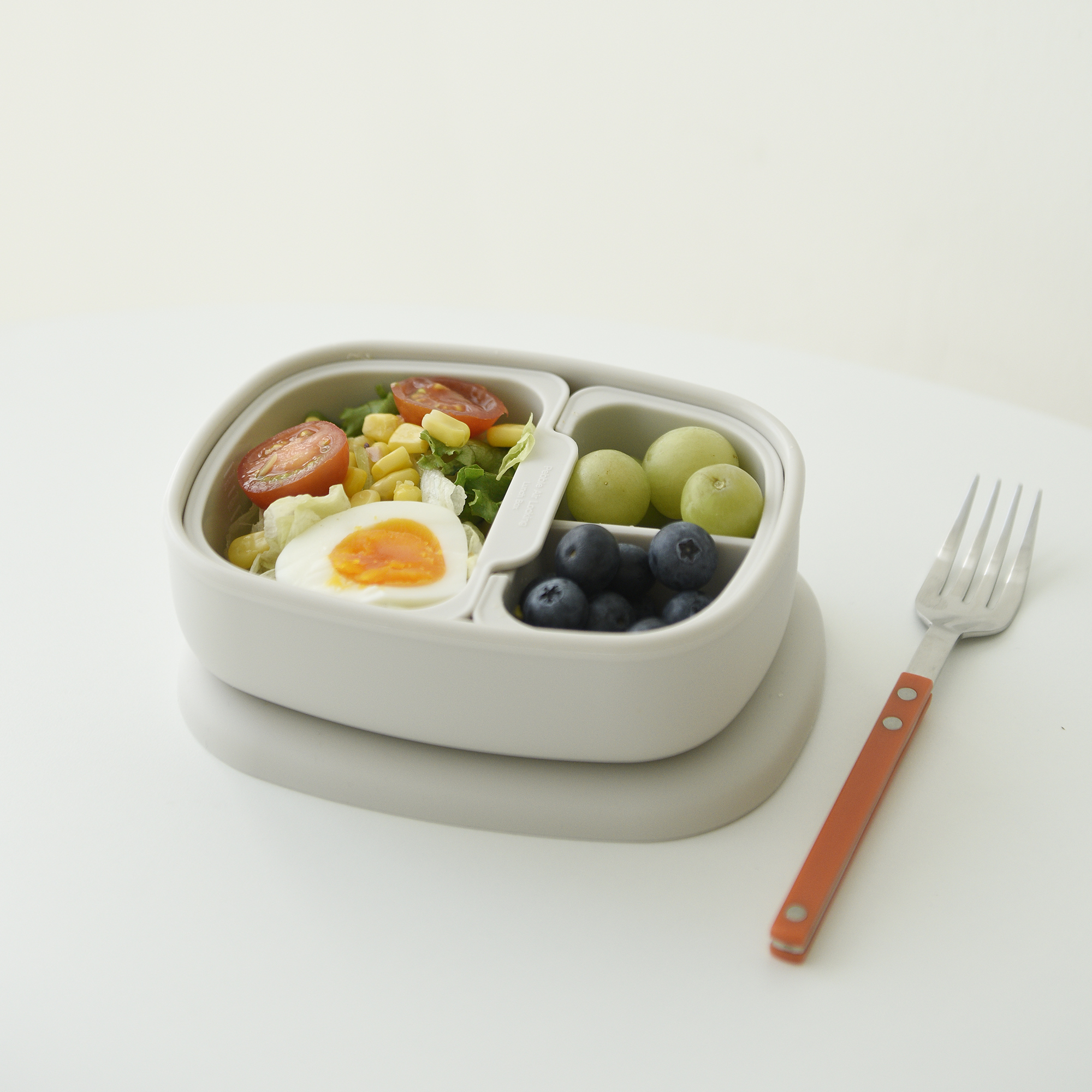 3단 국산 실리콘 도시락통 다이어트 실리콘 도시락 2개 - 상세 이미지 3