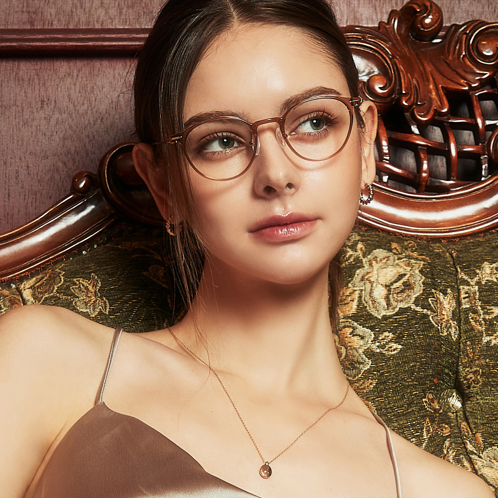 블루라이트차단 안경 티타늄 투명 안경테 뿔테 여자 남자 패션 가벼운