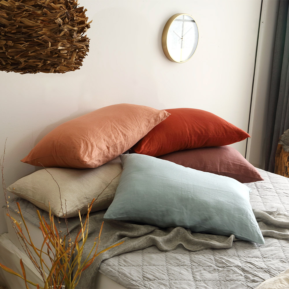 리넨 호텔식 큰 베개 커버 8555 등 쿠션