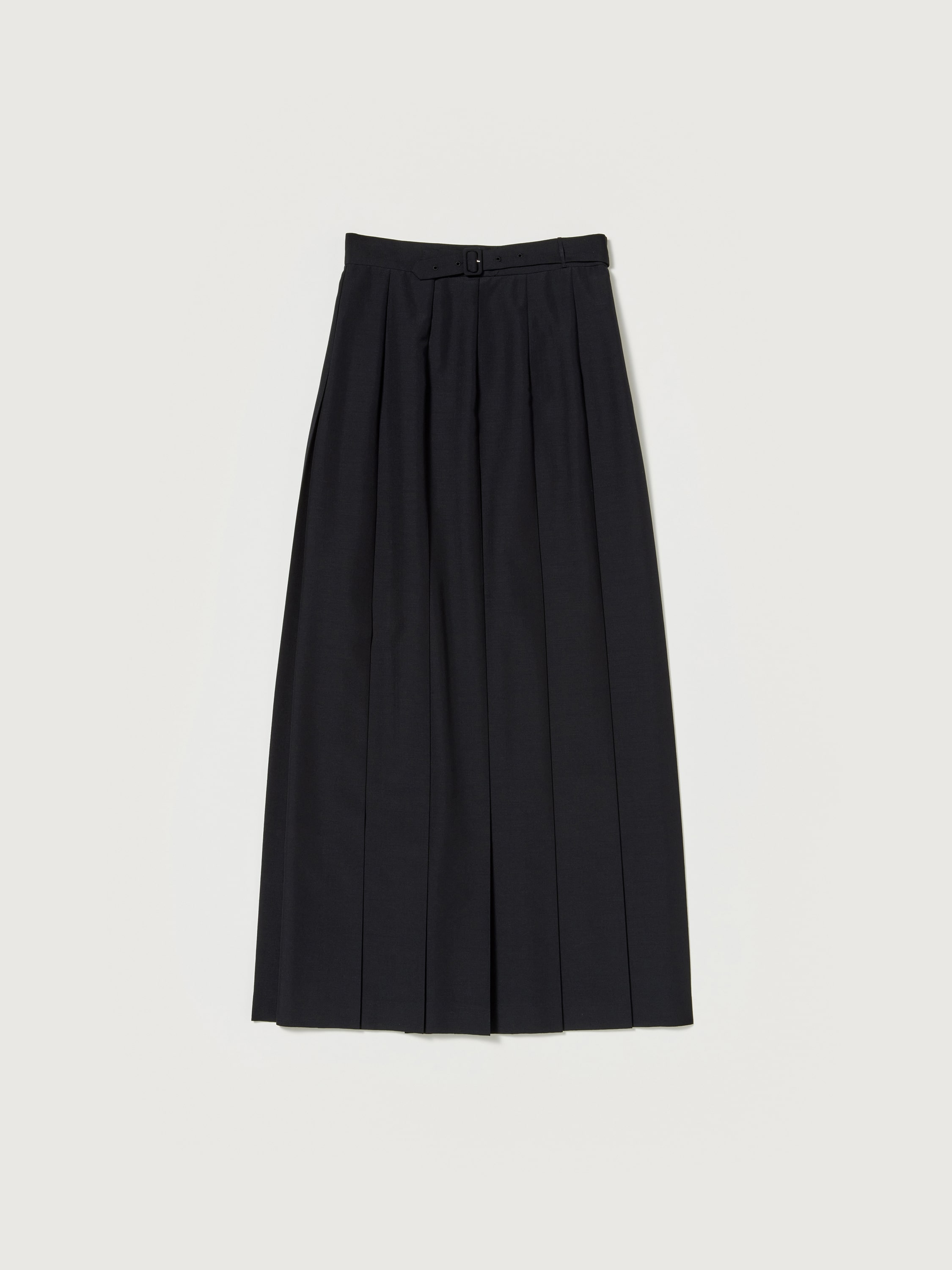 오라리 트로피컬 울 키드 모헤어 플리츠 스커트 AURALEE SKIRT 이미지 1