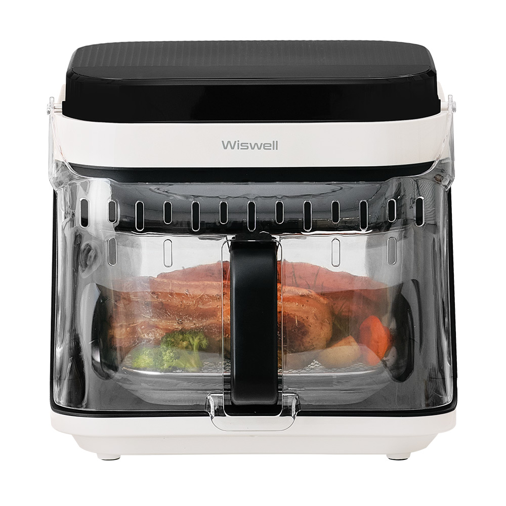 위즈웰 유리 글라스 에어프라이어 5.5L 바스켓 프라이기 글로시UP 저소음 WTA8550