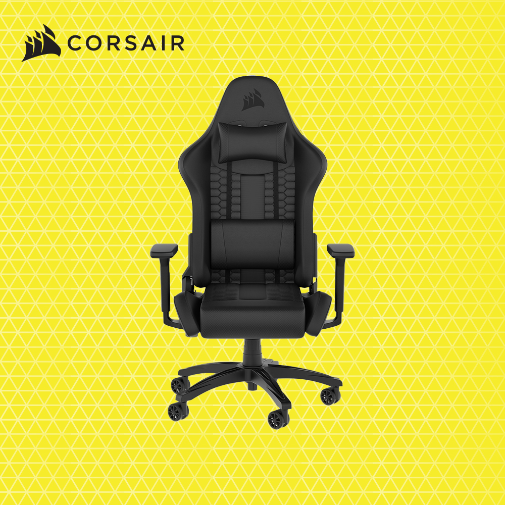 커세어 TC100 게이밍 의자 레더렛 블랙