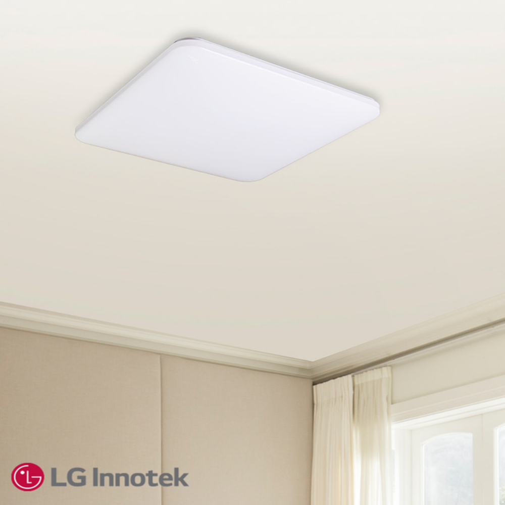 KC인증/당일발송 솔라루체 LED 50W 사각 방등 안방등 전등 화이트 - 메인 이미지