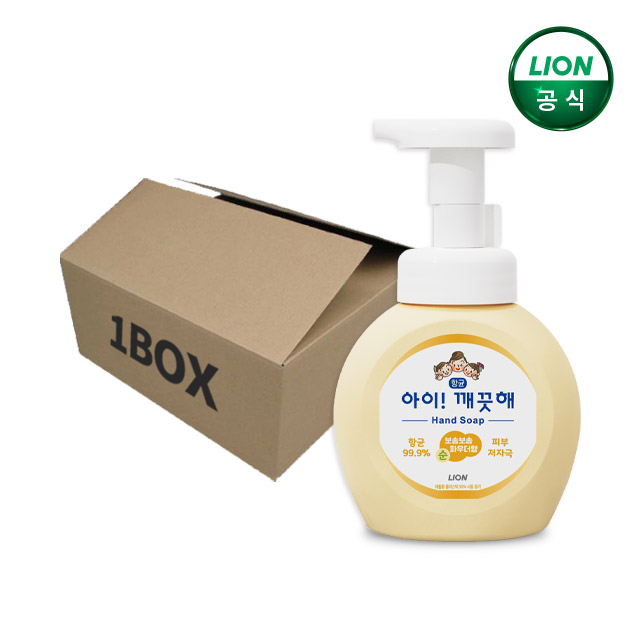 아이깨끗해 핸드워시 250ml 본품 18개 1box / 거품형 손세정제