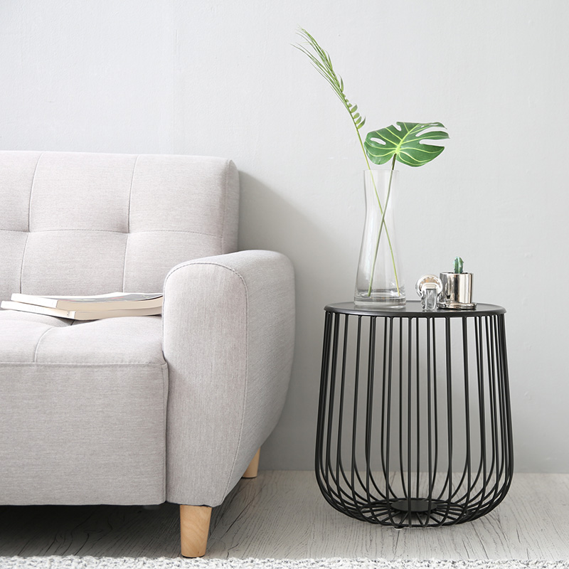 네트 철제 소 티테이블 쇼파 거실협탁 간이 보조 소파협탁 카페 원형 탁자