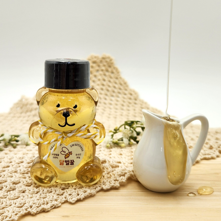 선물용 미니 곰돌이꿀 결혼 돌잔치 꿀답례 퇴사 어린이집 유치원 회사 답례 닮벌꿀 선물세트 이미지 3