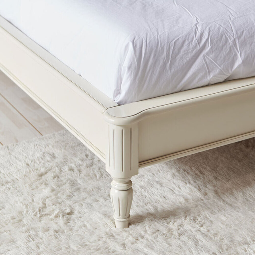 까사홈 헤이미 아이보리 엔틱 침대프레임 킹(K)