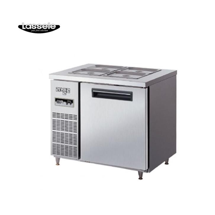 4구 반찬냉장고900 1도어 밧드테이블냉장고 토핑