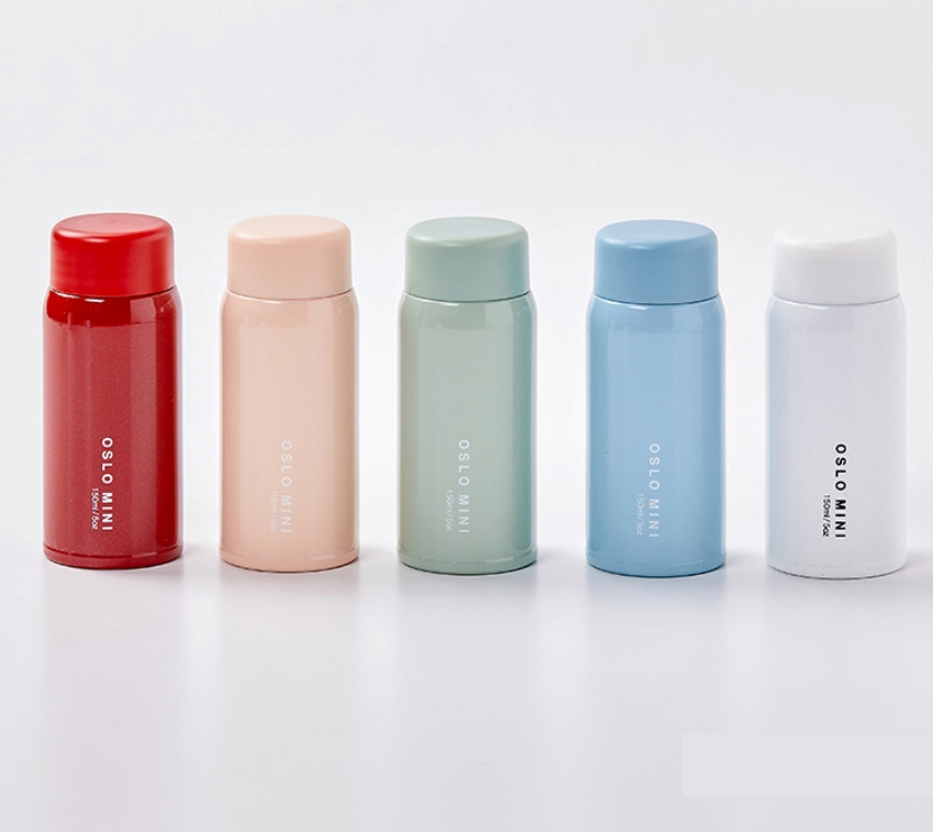 오슬로 보온병 파스텔 유아 미니 보냉 텀블러 초등학생 유치원 물병 물통 200ml - 상세 이미지 3