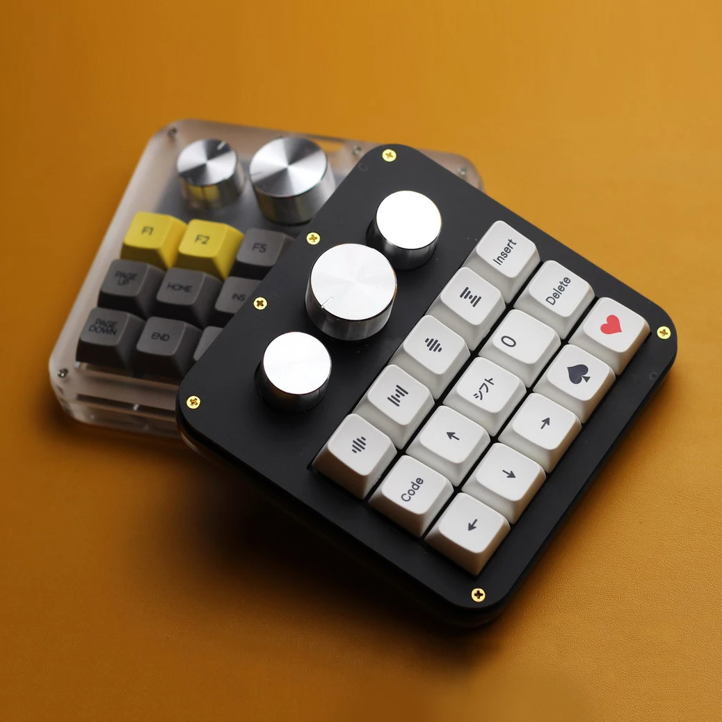 Keebox 미니 키보드 15 키 3 노브 맞춤형 기능 키보드 QMK VIA 프로그래밍 - 메인 이미지