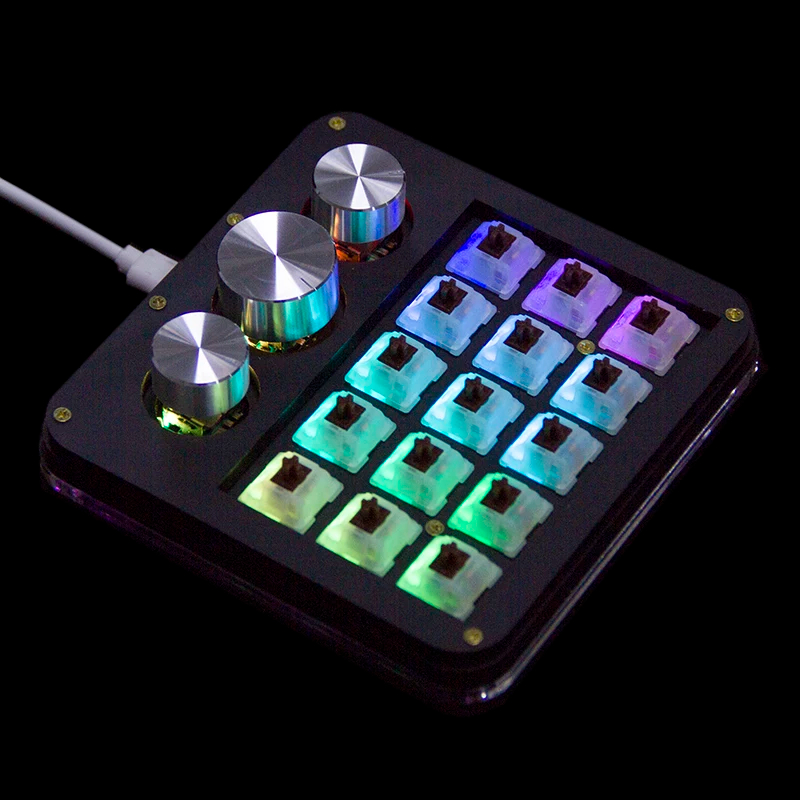 Keebox 미니 키보드 15 키 3 노브 맞춤형 기능 키보드 QMK VIA 프로그래밍 - 상세 이미지 3