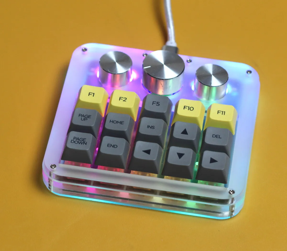 Keebox 미니 키보드 15 키 3 노브 맞춤형 기능 키보드 QMK VIA 프로그래밍 - 상세 이미지 2