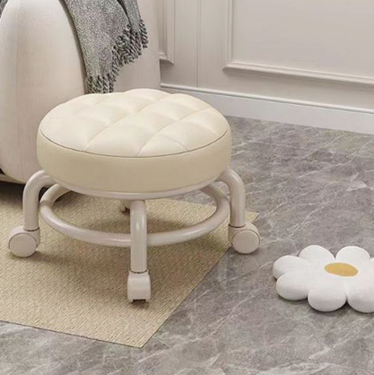 바퀴달린 이동식 앉은뱅이 의자 회전 무빙 좌식 낮은의자