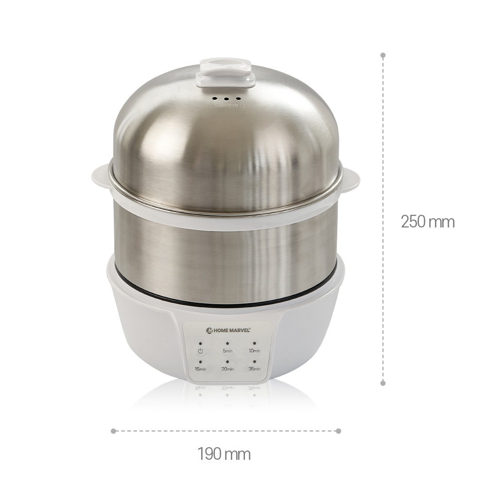 스텐 계란찜기 계란삶는기계 고구마 호빵 만두 미니 전기 찜기 2단