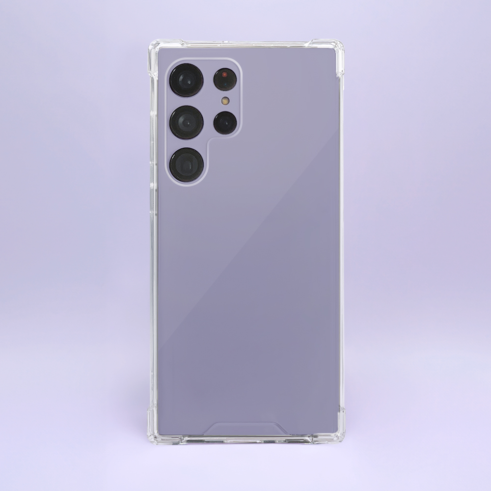 실리콘 범퍼 젤하드 탱크케이스 투명, 갤럭시S24 울트라 - 상품 이미지