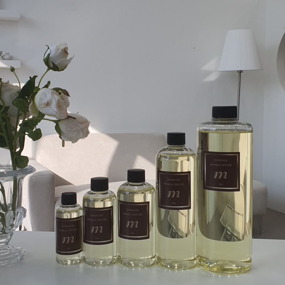 프리미엄 거실 현관 디퓨저 리필액 화장실 사무실 방향제 재료 100ml 200ml - 상세 이미지 3