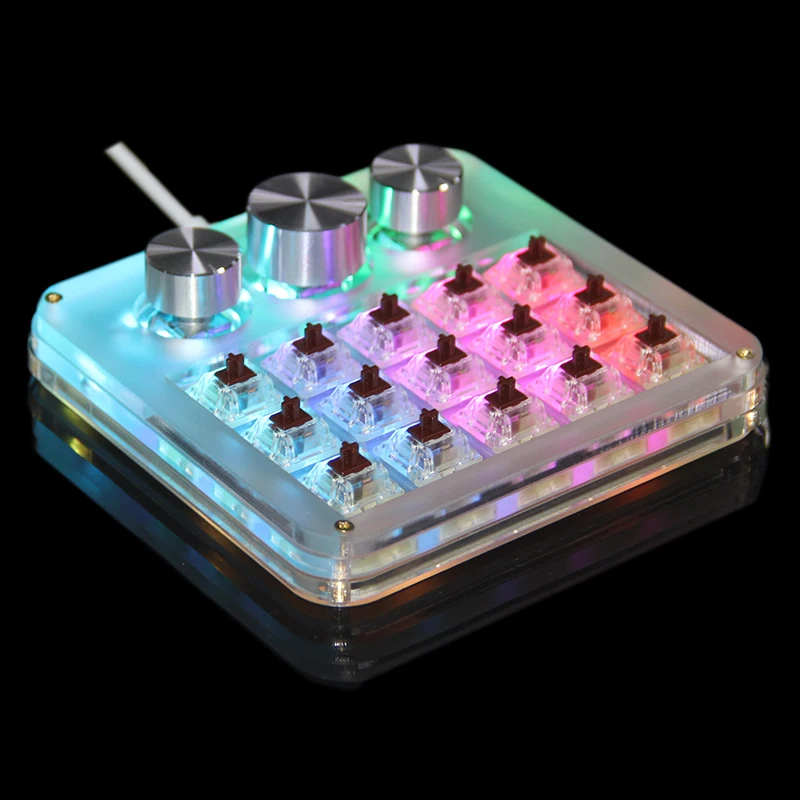 Keebox 미니 키보드 15 키 3 노브 맞춤형 기능 키보드 QMK VIA 프로그래밍 - 상세 이미지 4