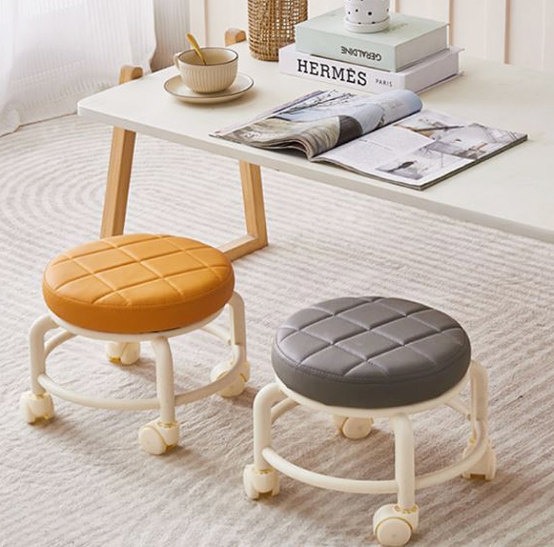 바퀴달린 이동식 앉은뱅이 의자 회전 무빙 좌식 낮은의자