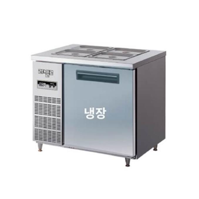 4구 반찬냉장고900 1도어 밧드테이블냉장고 토핑 이미지 3
